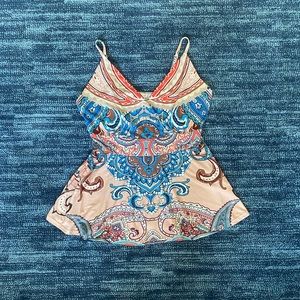 venus patterned tank top